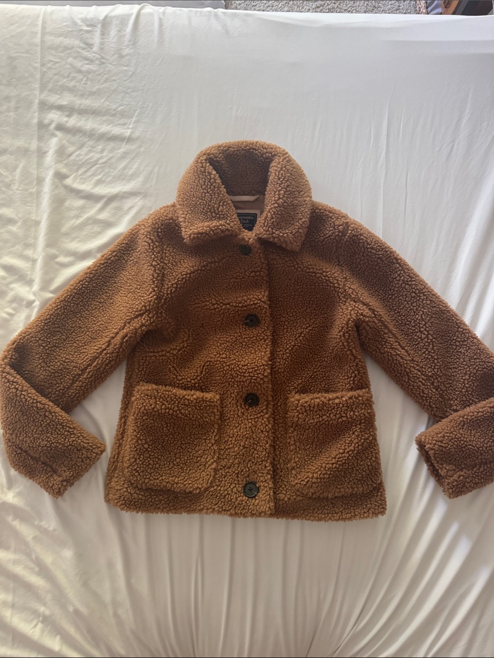 Abercrombie XS, terry coat- never worn!